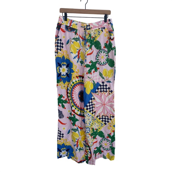 NWT Anthropologie Maeve Straight Leg Pull On Silky Pants, Sz S - Picture 2 of 9